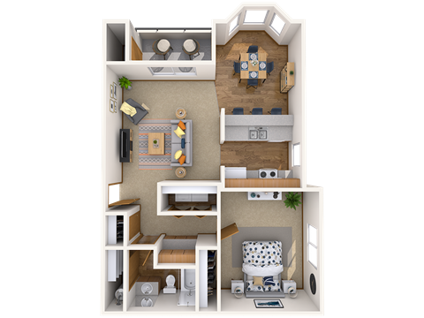 Hilby Station - 1 Beds, 1 Bath Birch (B)